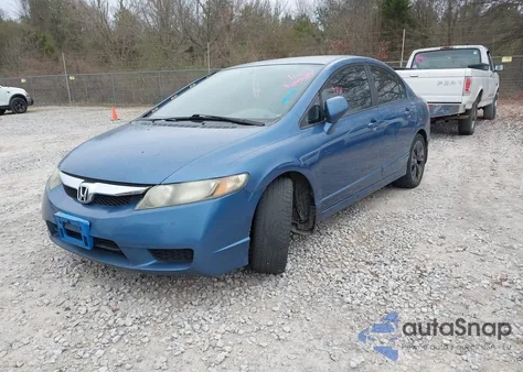2009 Honda Civic Lx from USA, damaged, VIN 1HGFA165X9L001072